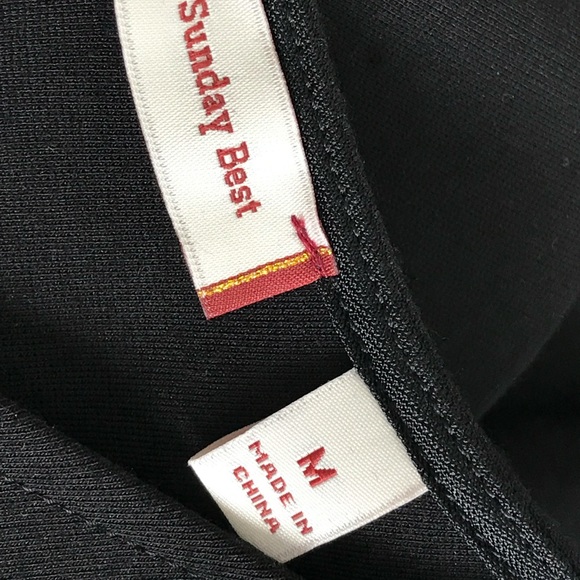 Sunday Best black dress with ruffle detail - Picture 2 of 2